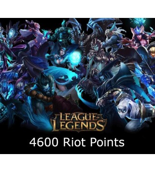 League of Legends 4600 RP Prepaid Card NZ Key 